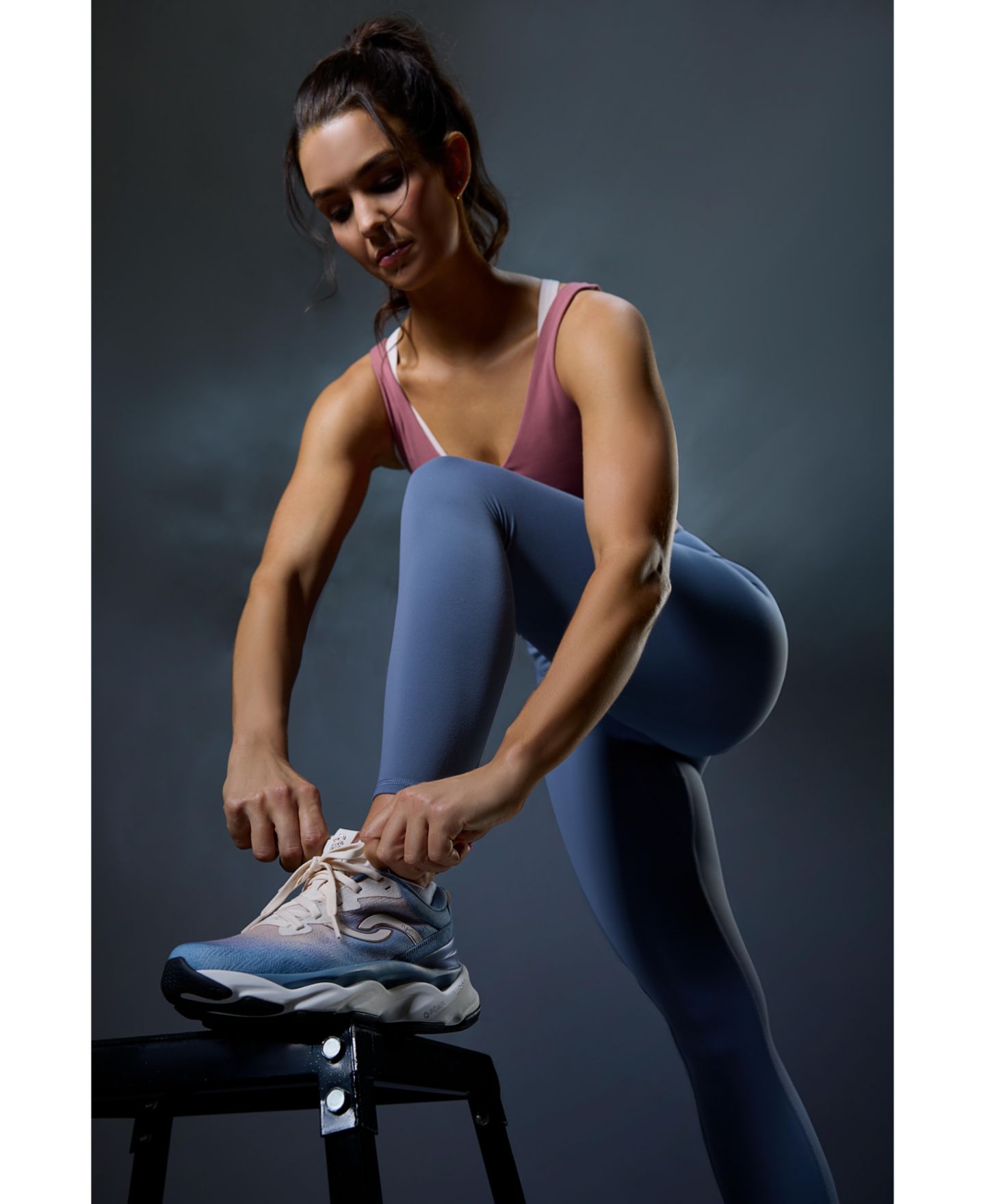 Женские кроссовки Ryka Premium Elevate LX Lace Up Walking, цвет: Чёрный сетчатый — фото 7