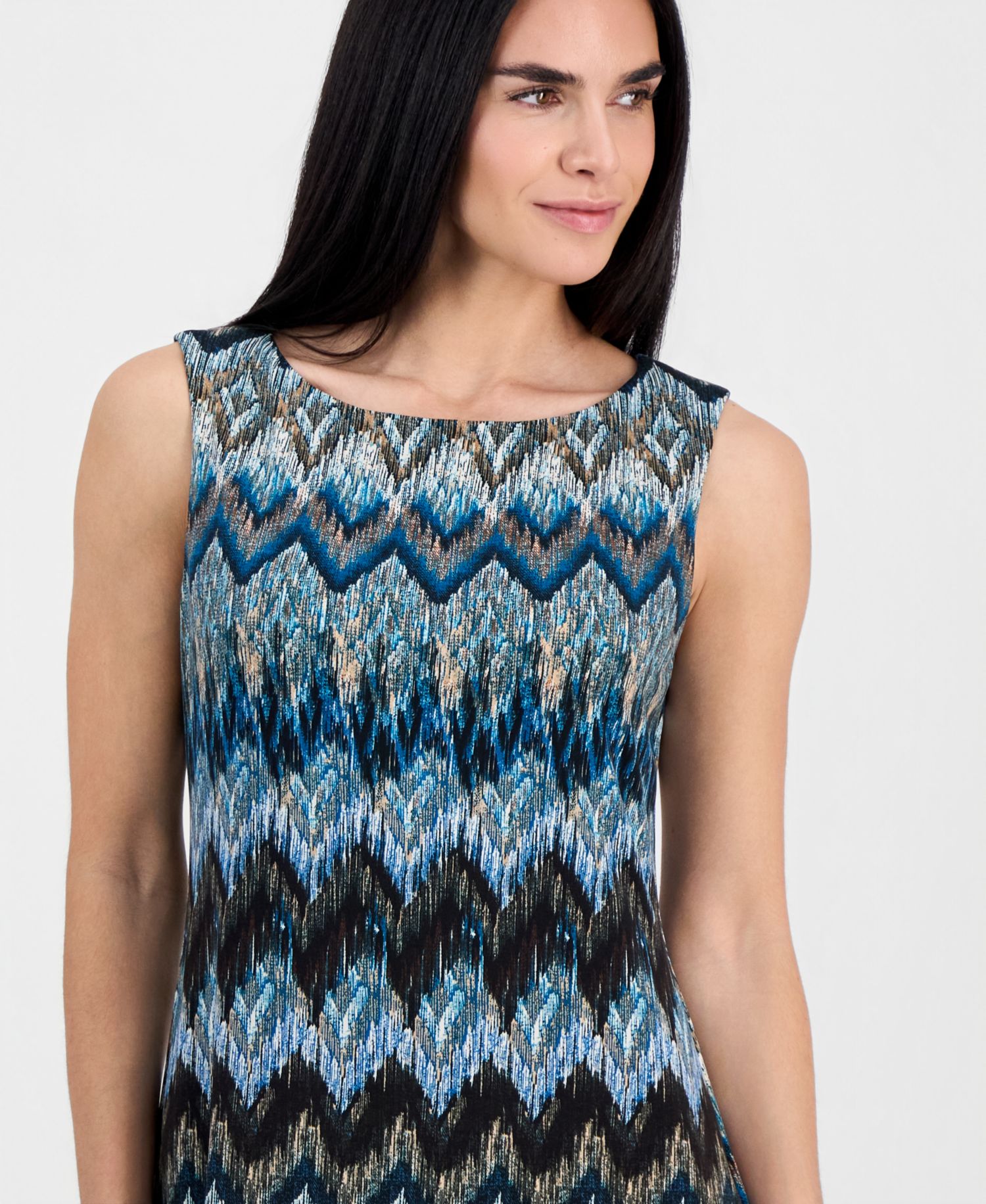 Petite Sleeveless Shift Dress