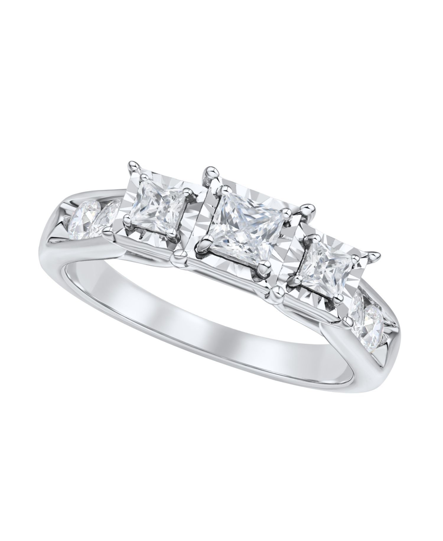 Diamond Engagement Ring (1 ct. t.w.) in 10k White Gold