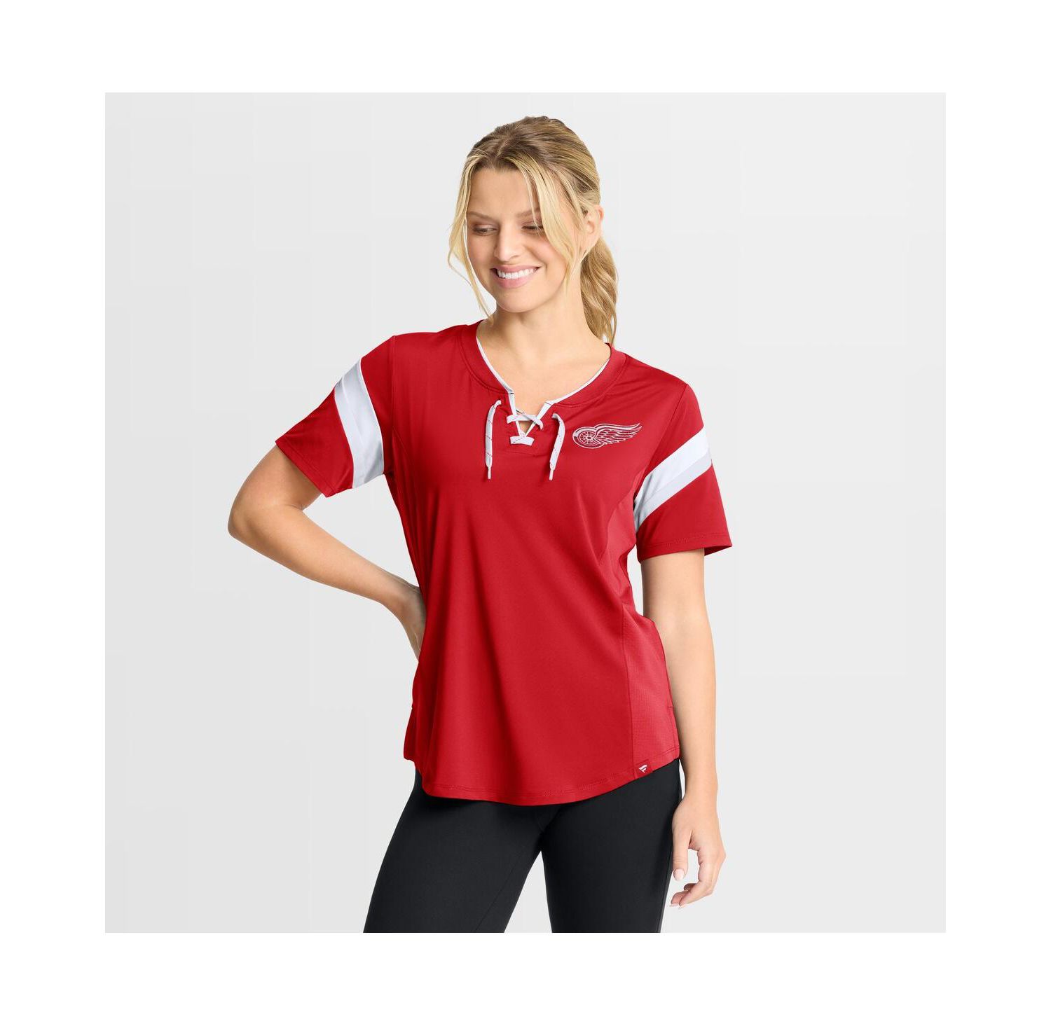 Women's Red Detroit Red Wings Offside Athena T-Shirt