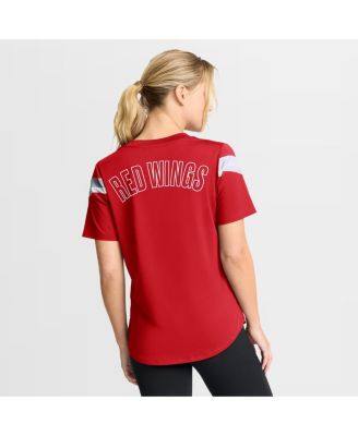 Women's Red Detroit Red Wings Offside Athena T-Shirt