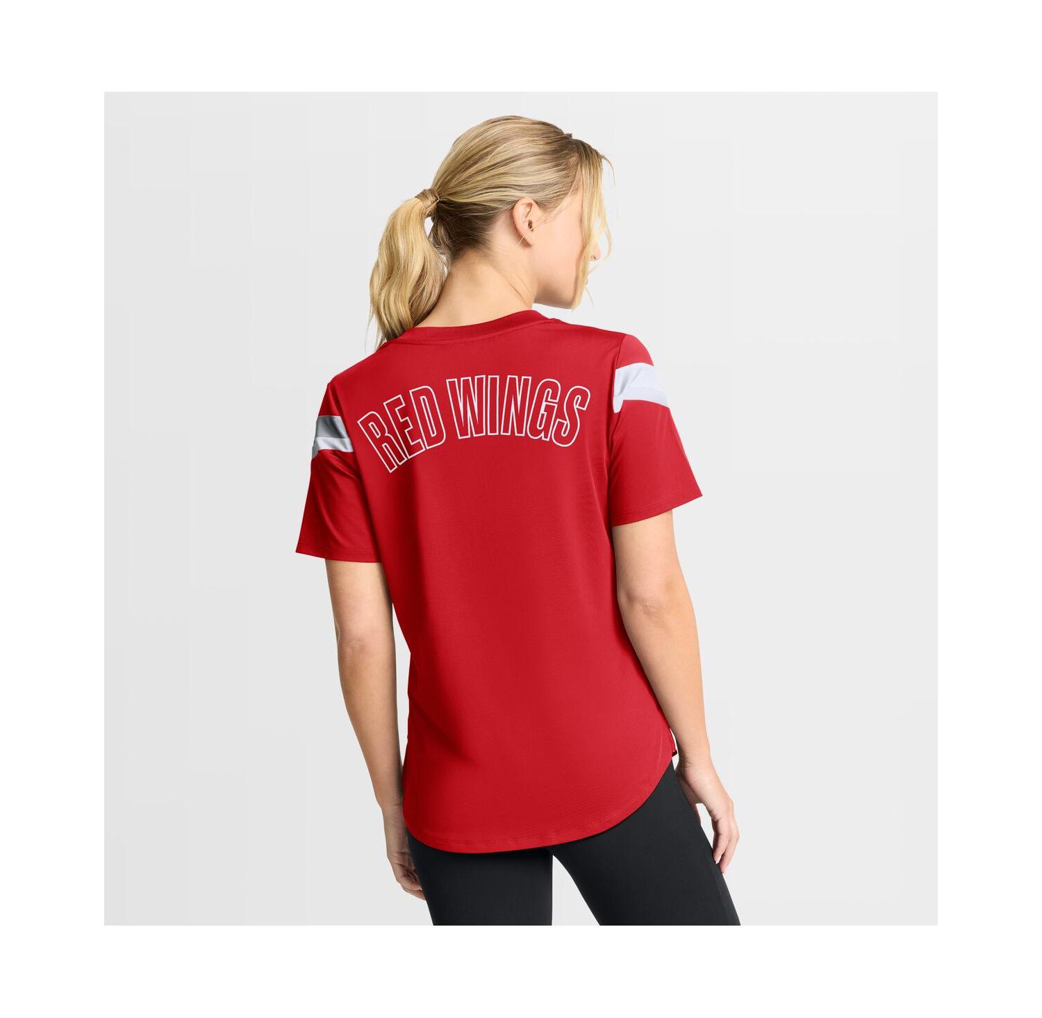 Women's Red Detroit Red Wings Offside Athena T-Shirt