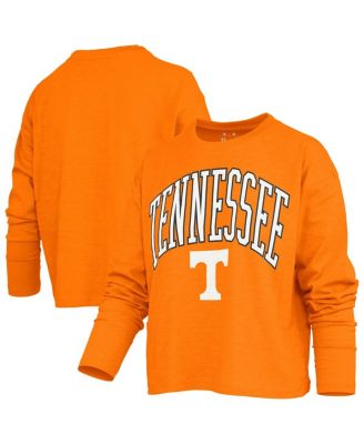 Women's Tennessee Orange Tennessee Volunteers Motley Boxy Waist-Length Long Sleeve T-Shirt
