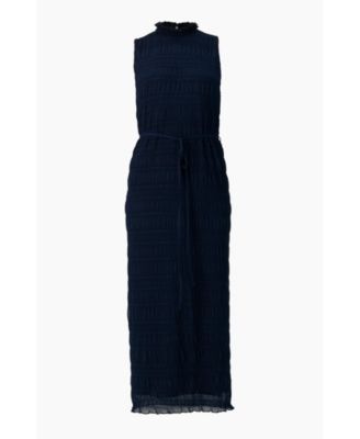 Women's Sleeveless Long Pleated Dress