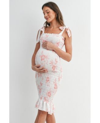 pink bodycon dress maternity Old Navy Maternity Ruched Bodycon Dress Hot Pink sz Small  Me n Mommy To Be