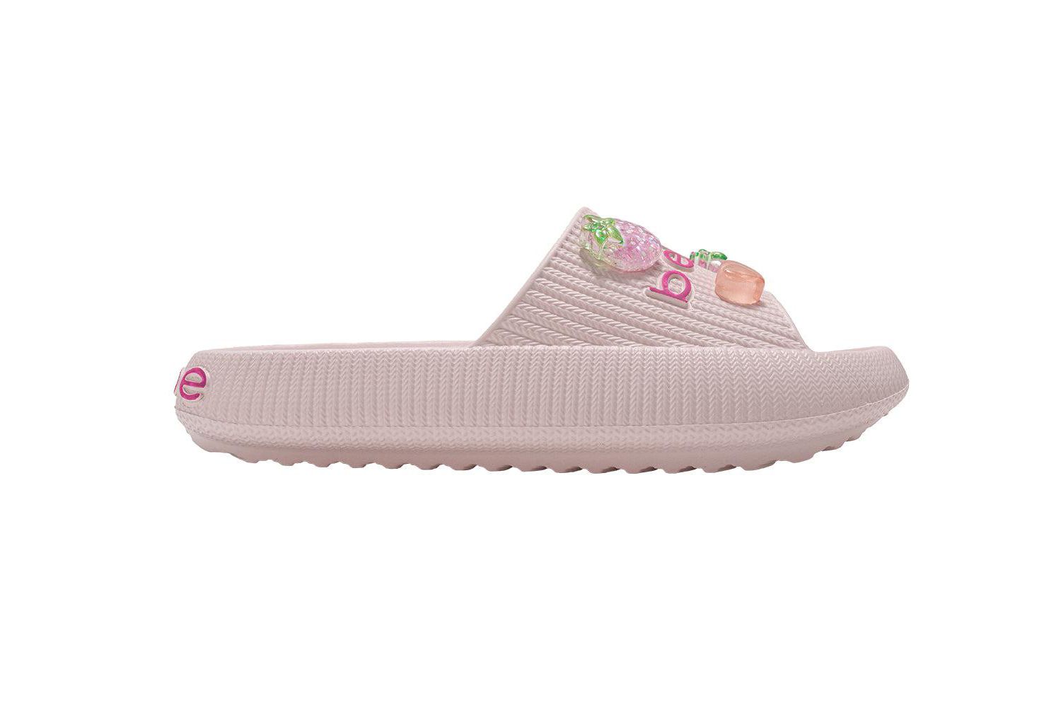 Little Girls Girls EVA Slide - Lightweight Comfy Slide Sandals with Fruit Charms