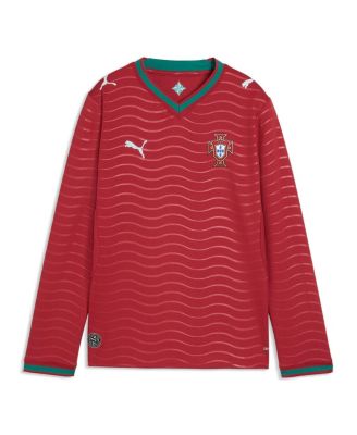 Big Boys and Girls Red Portugal National Team 2026 Home Replica Long Sleeve Jersey