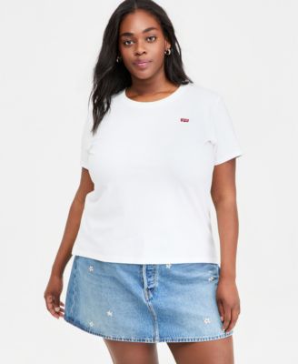 Plus The Perfect Crew Neck Cotton T-Shirt