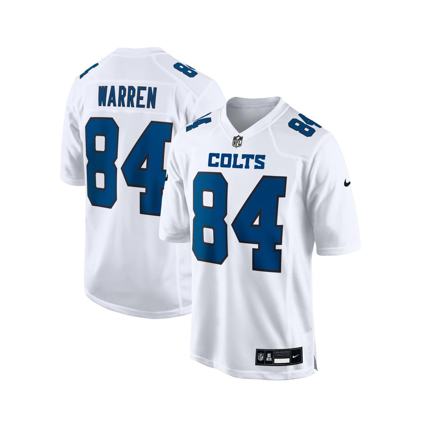 Мужской топ Nike Tyler Warren Tundra White Indianapolis Colts Fashion Game Jersey — фото 1