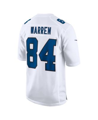 Men's Tyler Warren Tundra White Indianapolis Colts Fashion Game Jersey
