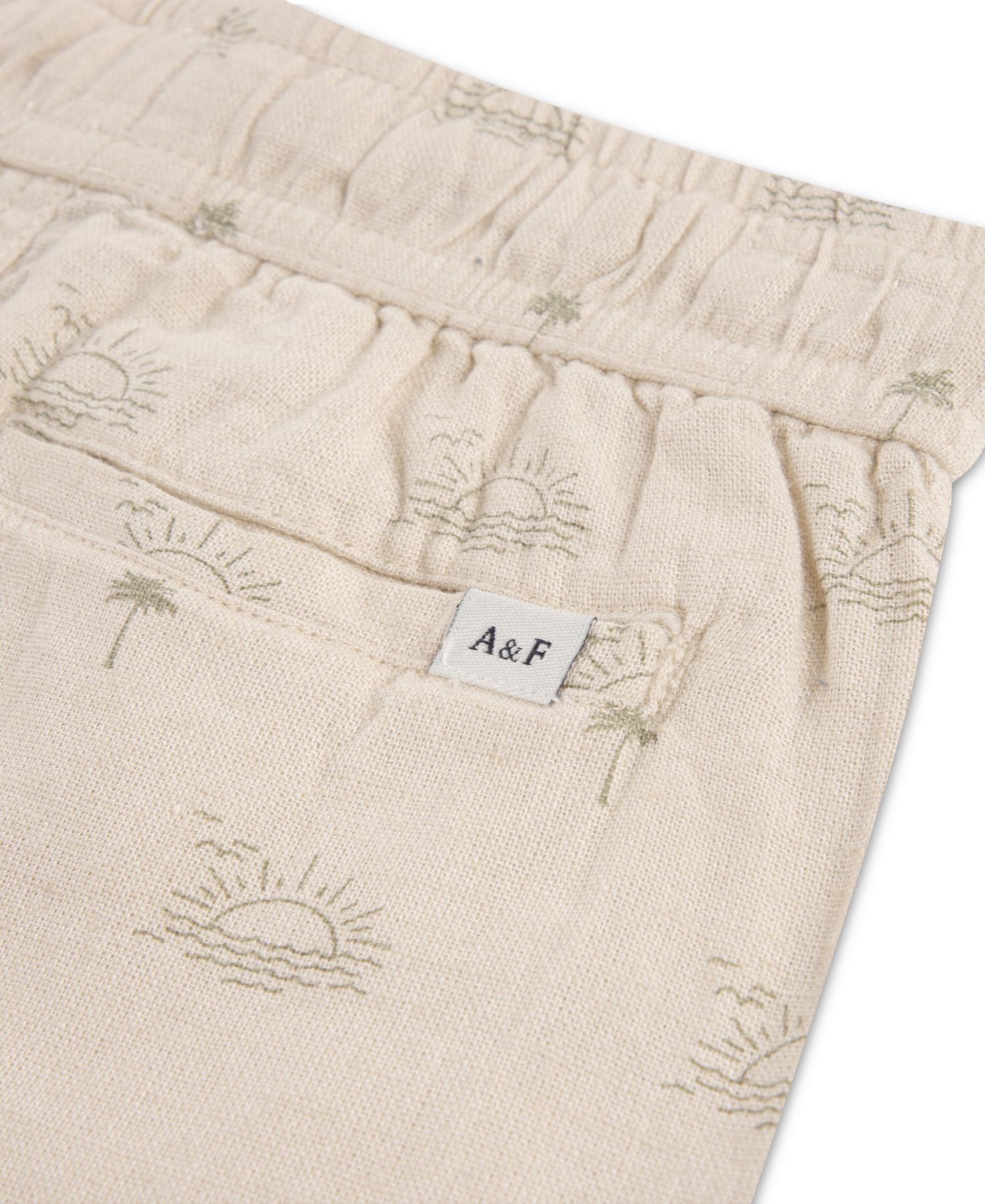 Toddler Boys' 2T-5T Linen Shirt and Shorts, 2-Piece Set
