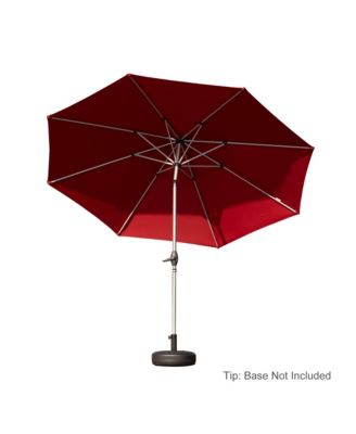 10FT Outdoor Patio Umbrella with Push Button Tilt and Crank