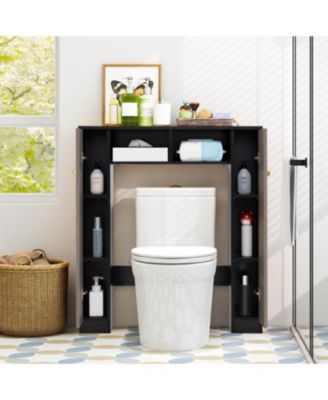 Over the Toilet Storage Cabinet with Adjustable Shelves