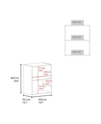So- Hi Wall Cabinet in melamine with one door