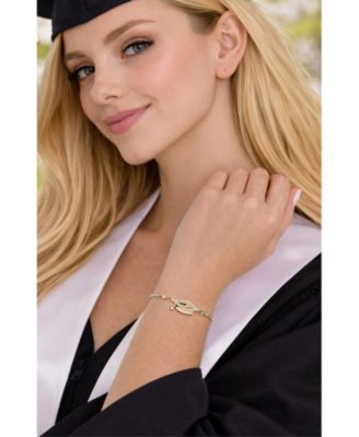 Limitless Graduation Cap Adjustable Pave Bracelet