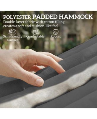 Outdoor Hammock, 2-Person, 440 lbs Capacity,