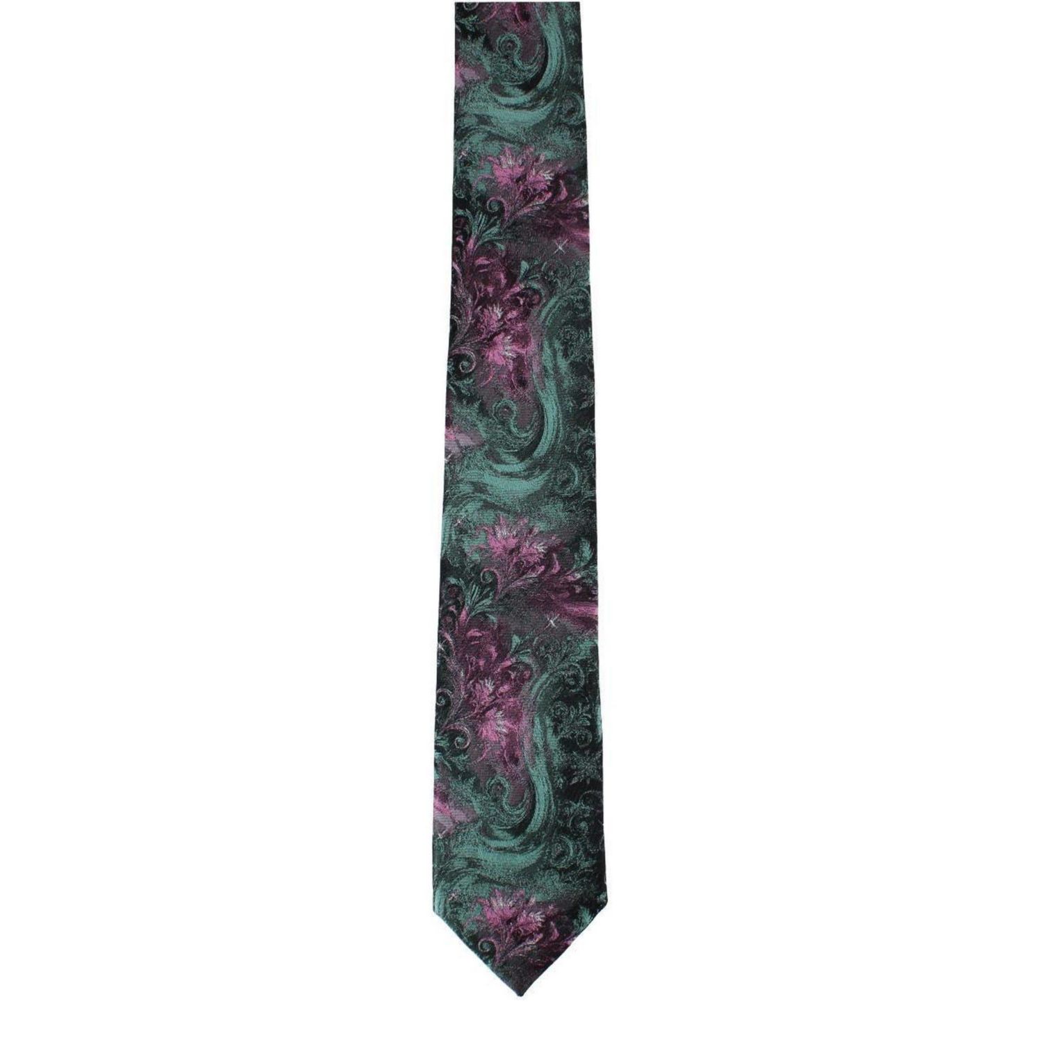 Big & Tall Arcane Storm Silk Tie and Pocket Square Bundle
