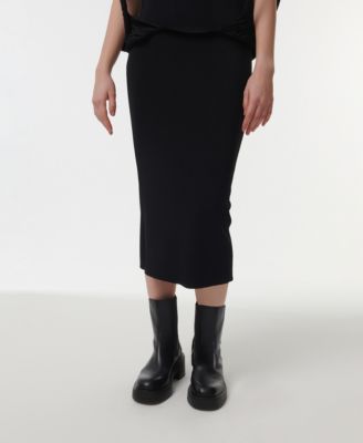 Women's Knitted Pencil Skirt