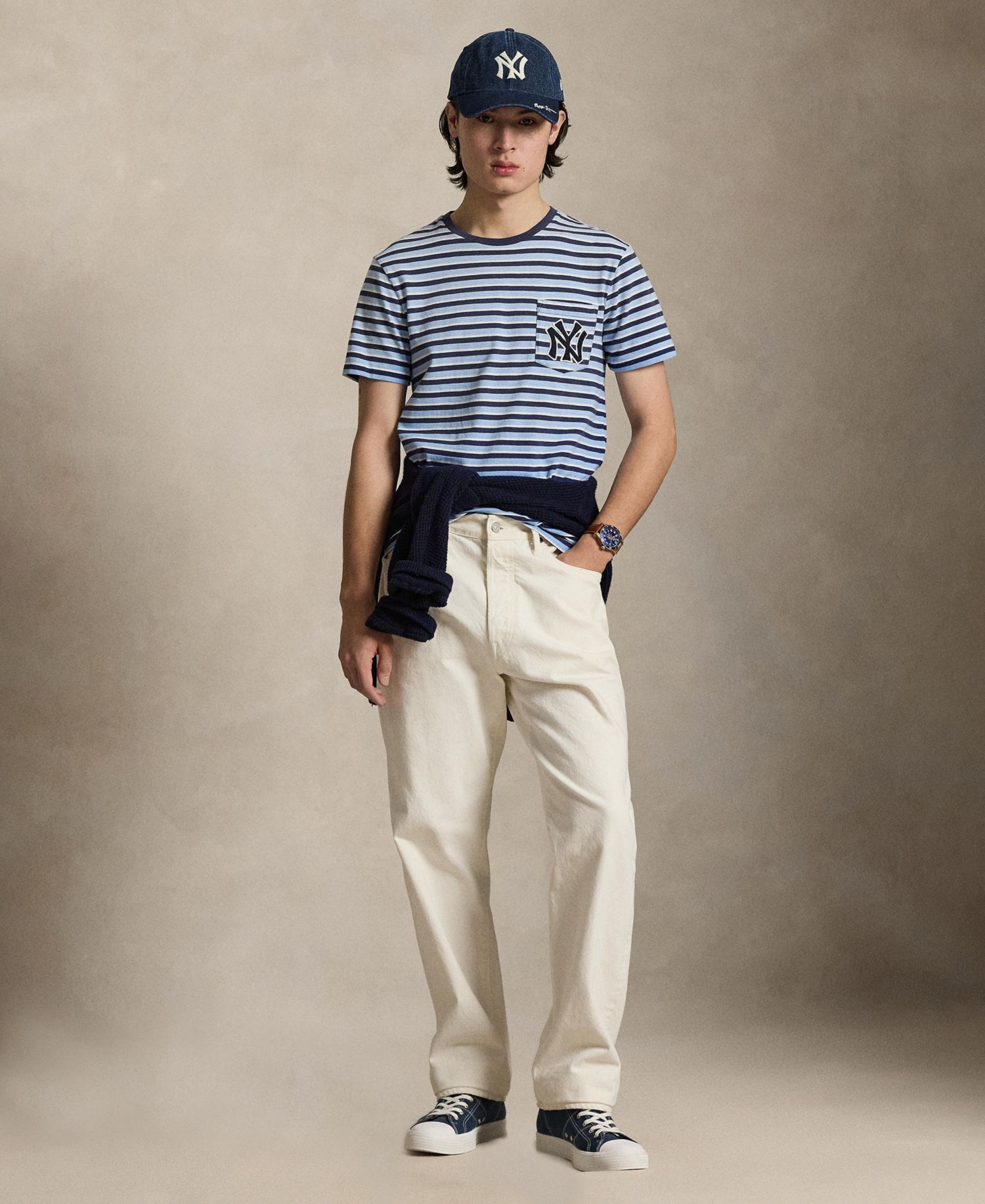 Men's Short-Sleeve Striped T-Shirt