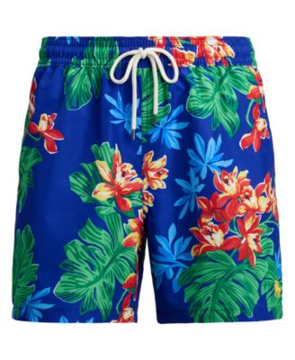 Men's Tropical Floral Swim Trunks
