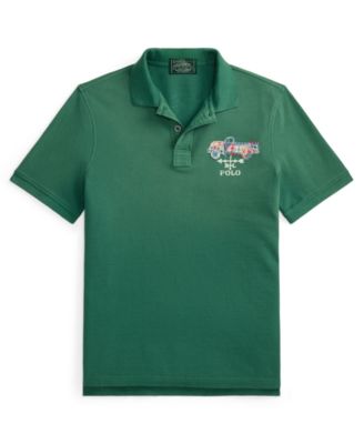 Men's Logo Print Polo Shirt