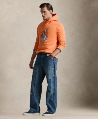 Men's Bears Print Hooded Sweatshirt