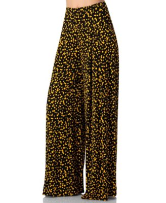 Women's Wide-Leg Polka Dot Pants