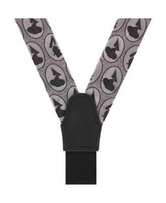 Men's Silhouette Cameo Novelty Silk Formal End Suspenders
