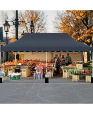 Foldable Outdoor Canopy Gazebo with Storage Bag