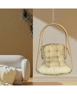 Wicker Rattan Swing Egg Chair without Stand
