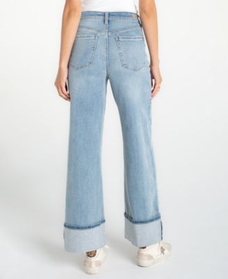 Petite Morgan High-Rise Wide-Leg Jeans