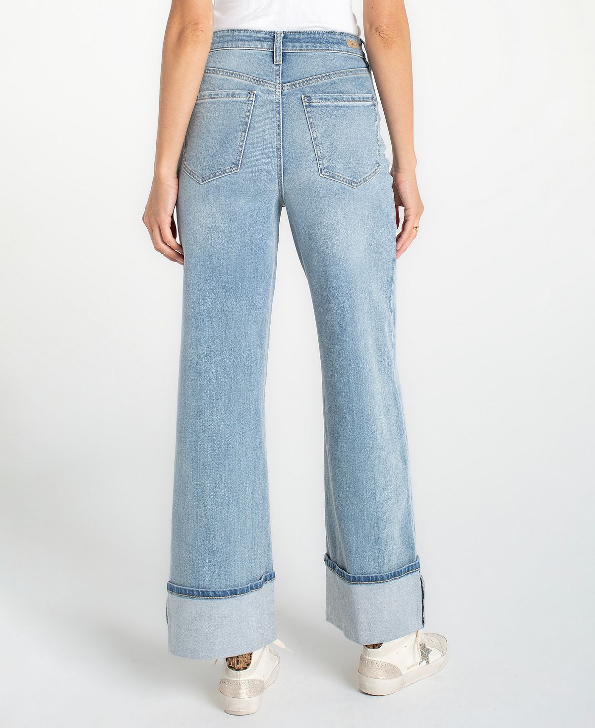 Liverpool Los Angeles Petite Morgan High-Rise Wide-Leg Jeans view 4 — MAYCSS fashion products