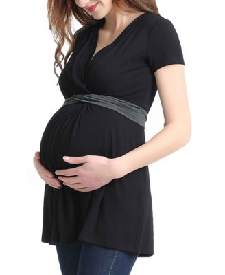 Maternity kimi + kai Nursing Colorblock Tunic Top