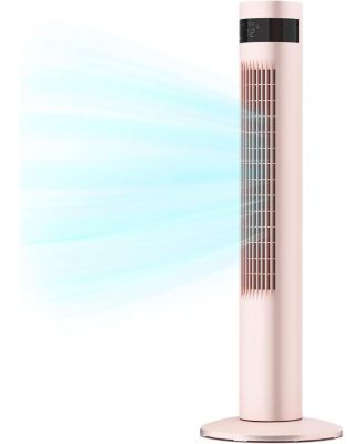 Digital Oscillating Tower Fan, 3-Speed with Remote & 12H Timer