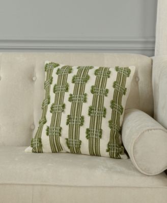 Lena Cotton Blend Decorative Pillow, 18" x 18"