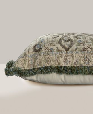 Katherine Embroidered Decorative Pillow, 14" x 20"