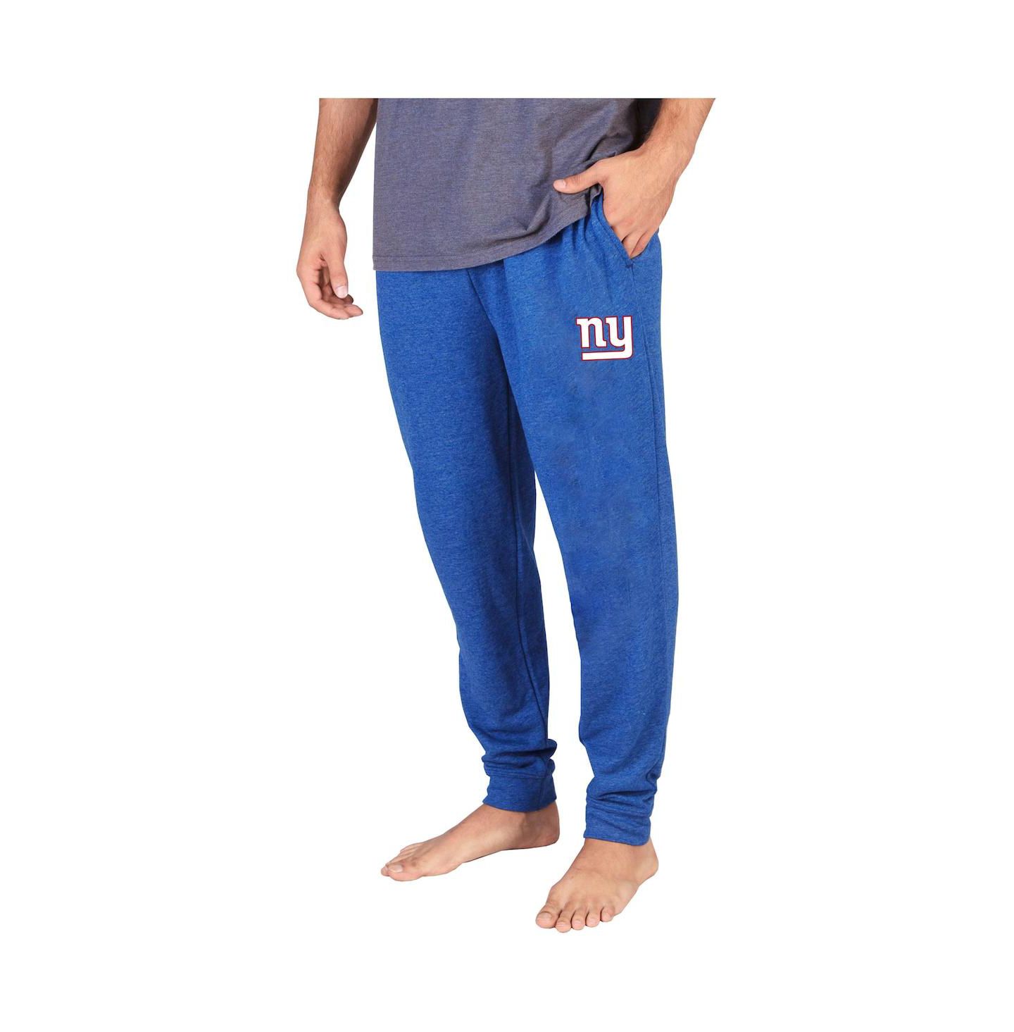Мужские лёгкие пижамные штаны-джоггеры Concepts Sport New York Giants, Royal — фото 1