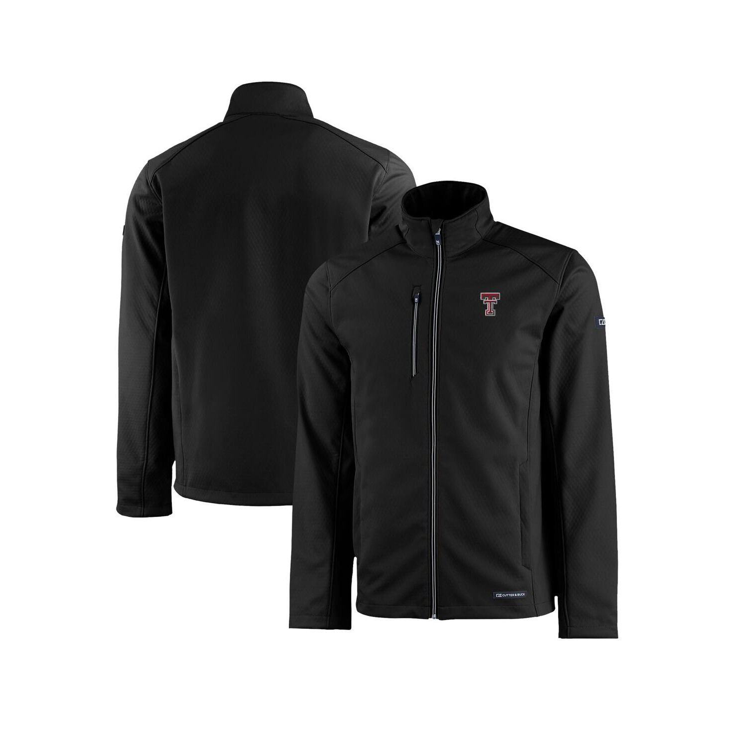 Men's Black Texas Tech Red Raiders Evoke Eco Softshell Full-Zip Jacket