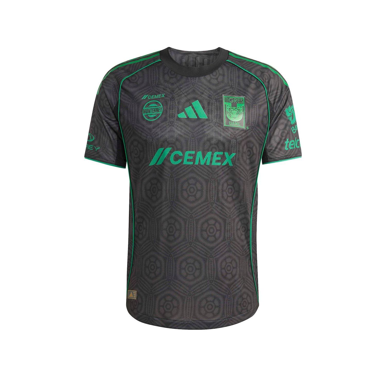 Men's Gray Tigres UANL 2025/26 Third on Field Authentic Jersey