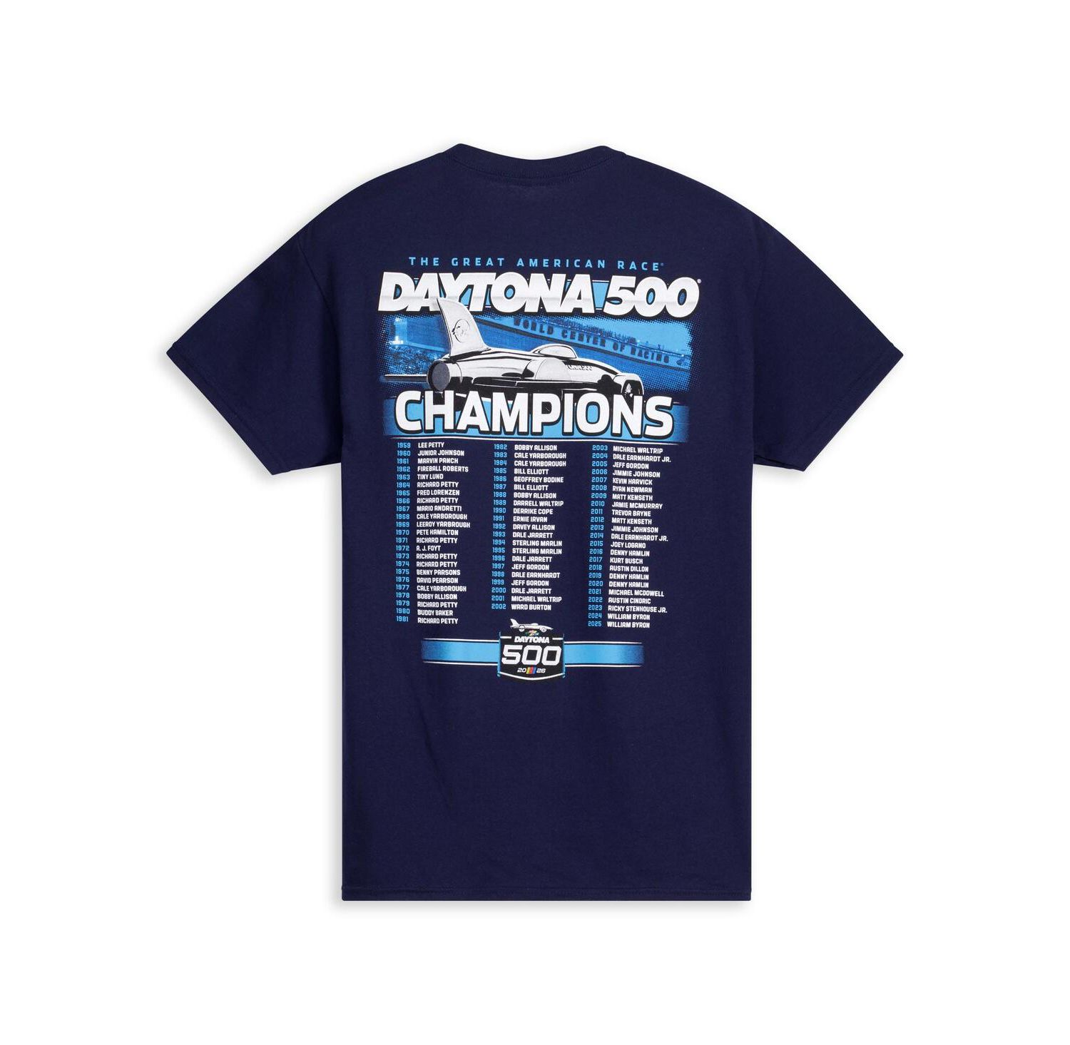Men's Navy Daytona International Speedway 2026 Daytona 500 Past T-Shirt