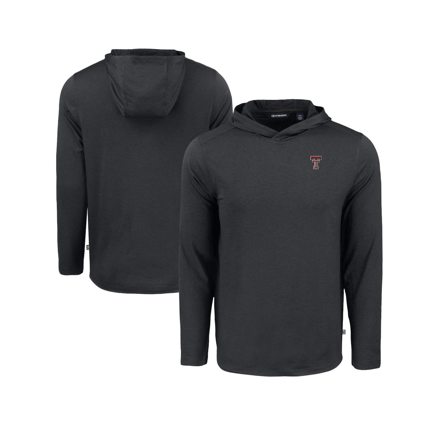 Men's Black Texas Tech Red Raiders Coastline Epic Comfort Eco Long Sleeve Hoodie