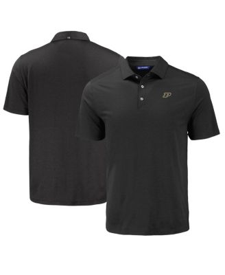 Men's Black Purdue Boilermakers Coastline Epic Comfort Eco Polo Shirt