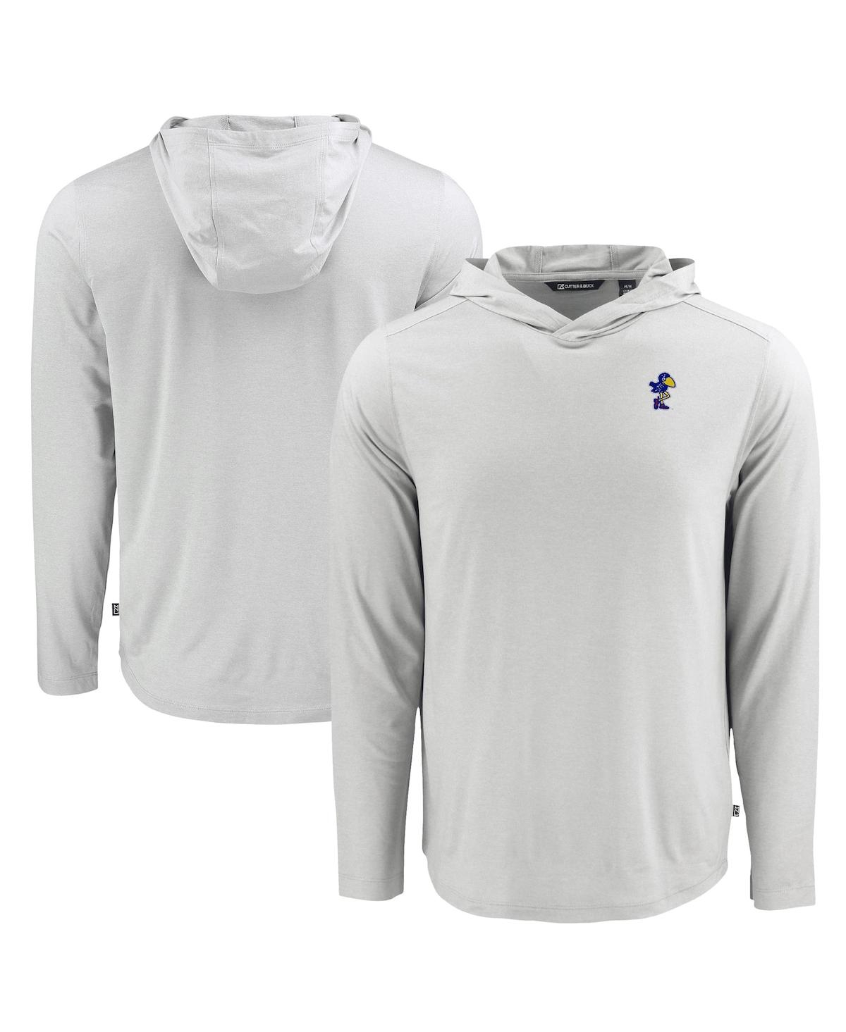 Cutter & Buck Men's Gray Clemson Tigers Coastline Epic Comfort Eco Long Sleeve Hoodie - Gray