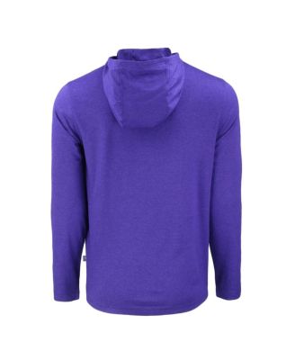 Men's Purple LSU Tigers Coastline Epic Comfort Eco Long Sleeve Hoodie