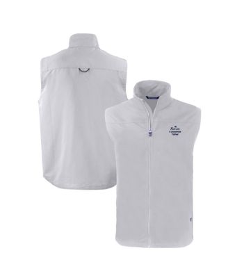 Men's Gray Notre Dame Fighting Irish Play Like A Today Charter Eco Full-Zip Vest