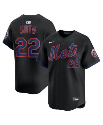 Men's Juan Soto Black New York Mets Alternate Limited Player Jersey