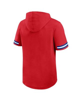 Men's Red Philadelphia Phillies Optimal Play Hooded T-Shirt