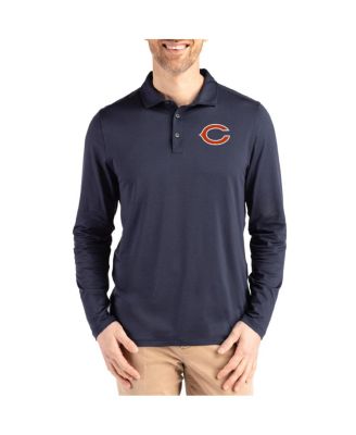 Men's Navy Chicago Bears Coastline Epic Comfort Eco Polo Shirt