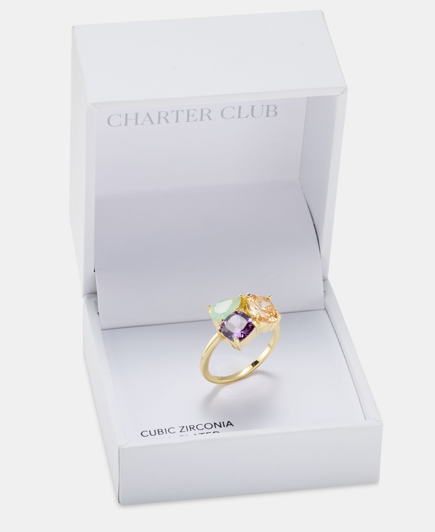 Multi-Stone Cubic Zirconia Ring