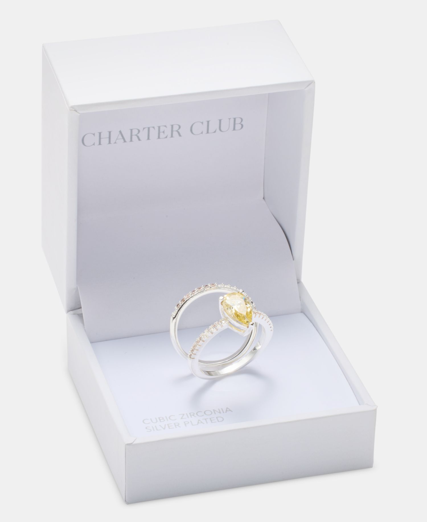 Yellow Crystal Ring